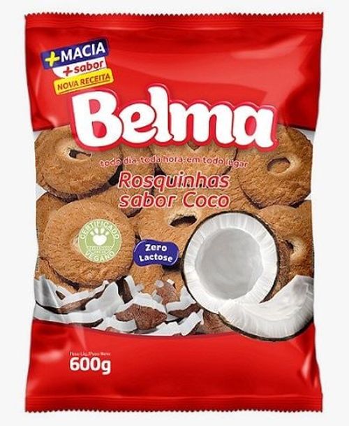 Biscoito Rosquinhas de Coco 600g