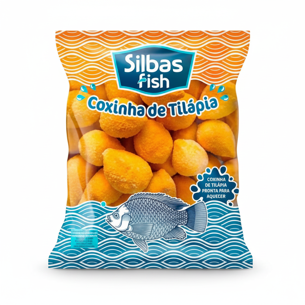 Mini Coxinha Tilápia Pré-frita PCT 700G