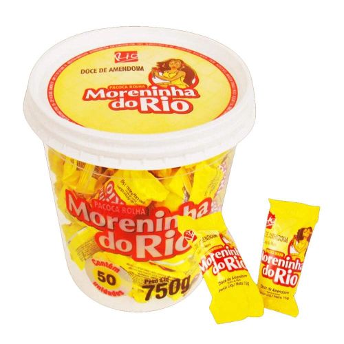 Paçoca Ptc/ 50un 750g