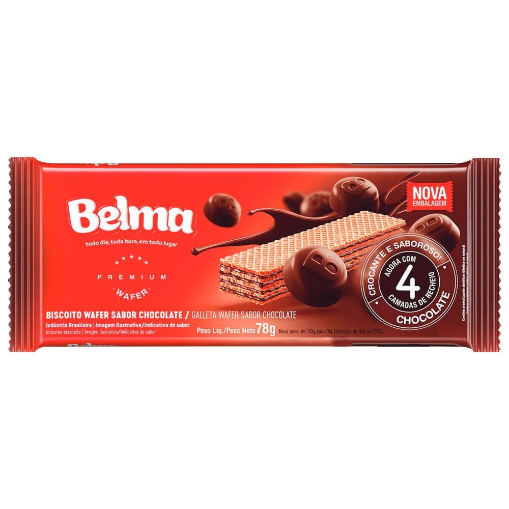 Biscoito Wafer 90g