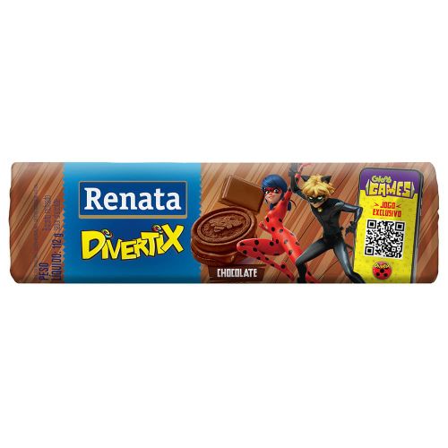 Biscoito Recheado Divertix 112g