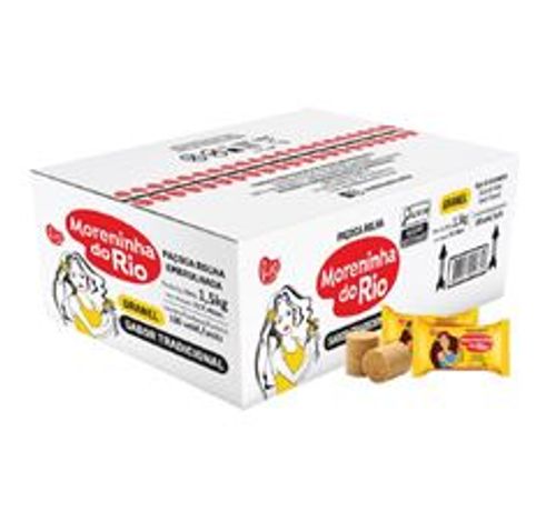 Doce c/emb Paçoca Amendoim Rolha 100un