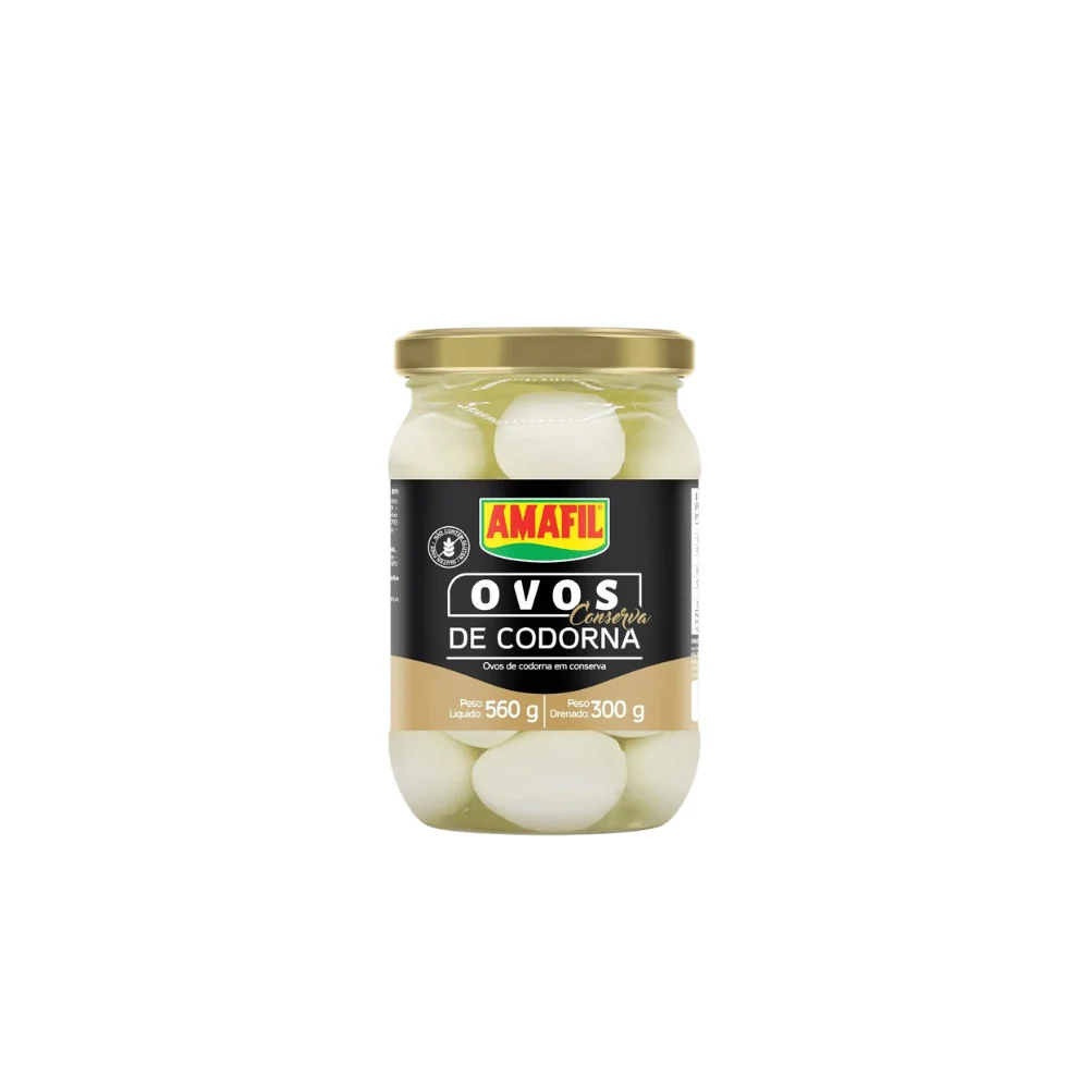 Ovos Codorna Conserva 300g