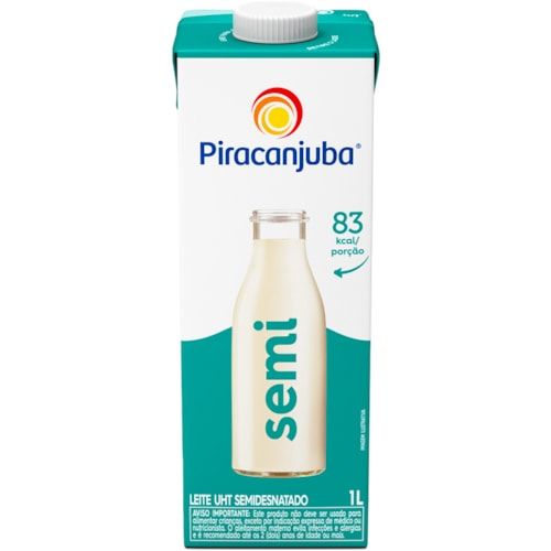 Leite Desnatado ou Semidesnatado 1L