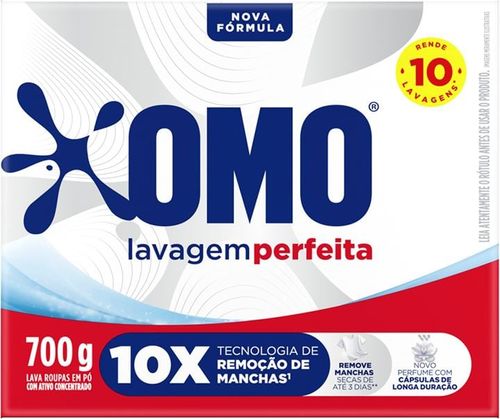 Lava Roupa Lavagem Perfeita Caixa 800g