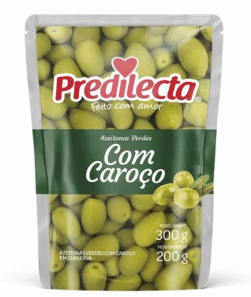 Azeitona Verde com Caroço 200g